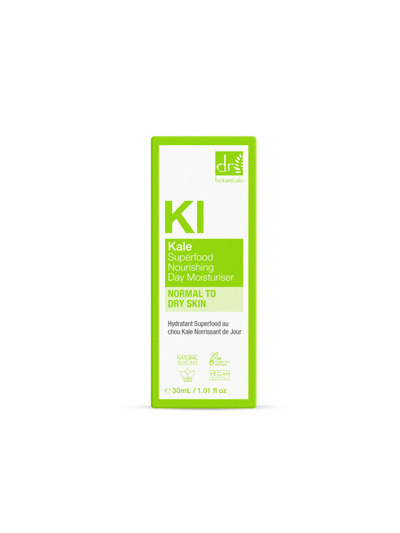 Dr Botanicals Dr Botanicals Krem nawilżający na dzień z superfood kale, 30 ml (NF) Krem na dzień