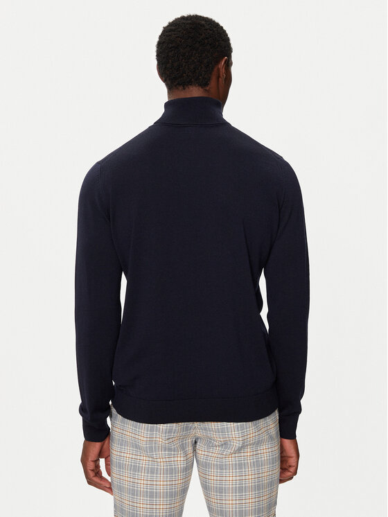 Lacoste Lacoste Rollkragenpullover AH1959 Dunkelblau Regular Fit