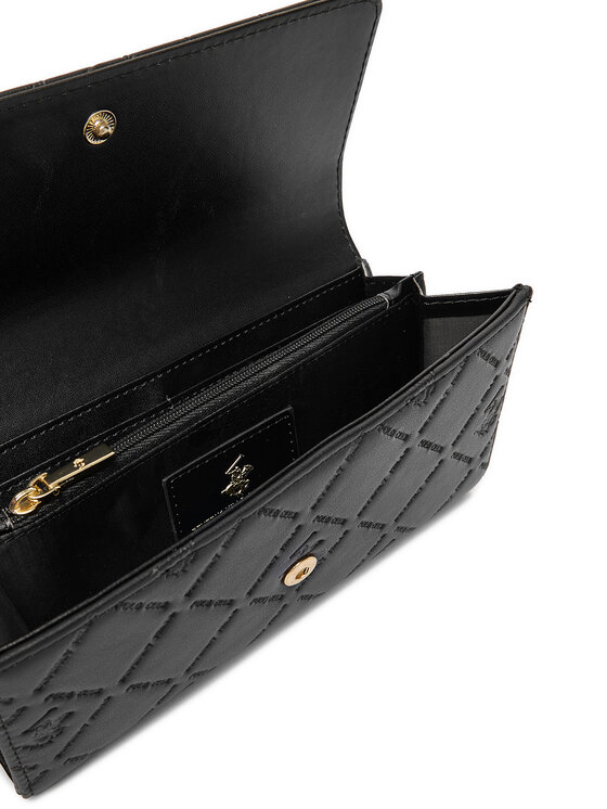 Beverly Hills Polo Club Beverly Hills Polo Club Портфейл CEO-BHPC-W1-007-AW25 Черен