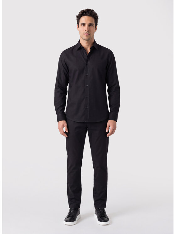 Pako Lorente Pako Lorente Koszula P26WN-1X-029 Czarny Slim Fit