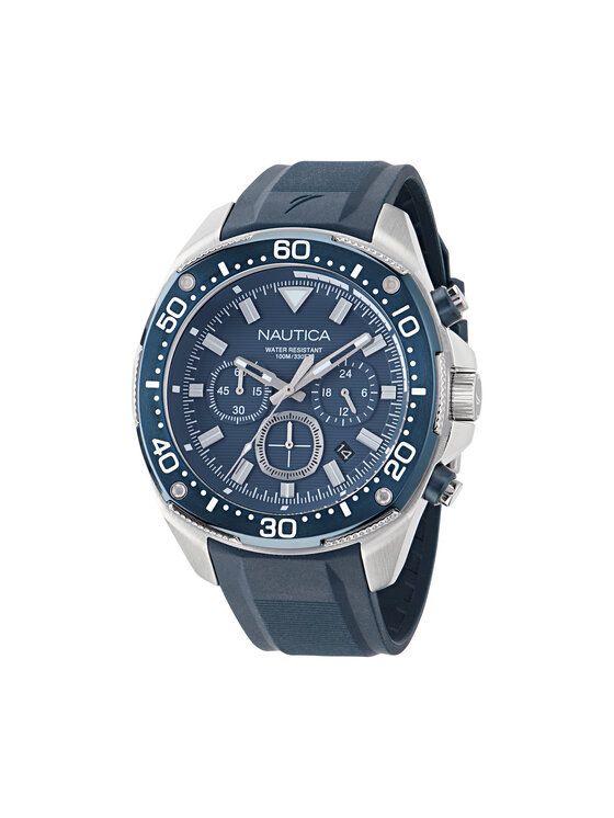 Nautica Ročna Ura Bluesail Chronograph NAPBSF403 Modra