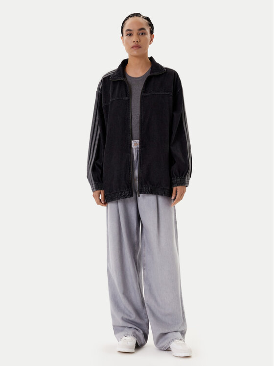 adidas adidas Kurtka jeansowa adicolor Denim Adilenium JY2897 Czarny Oversize