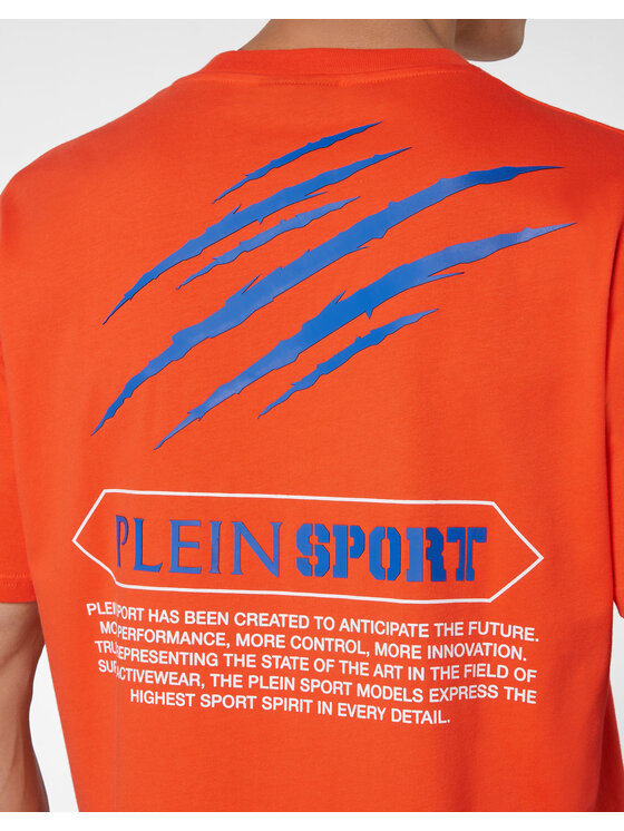 Plein Sport Plein Sport T-Shirt 3371 Pomarańczowy Regular Fit