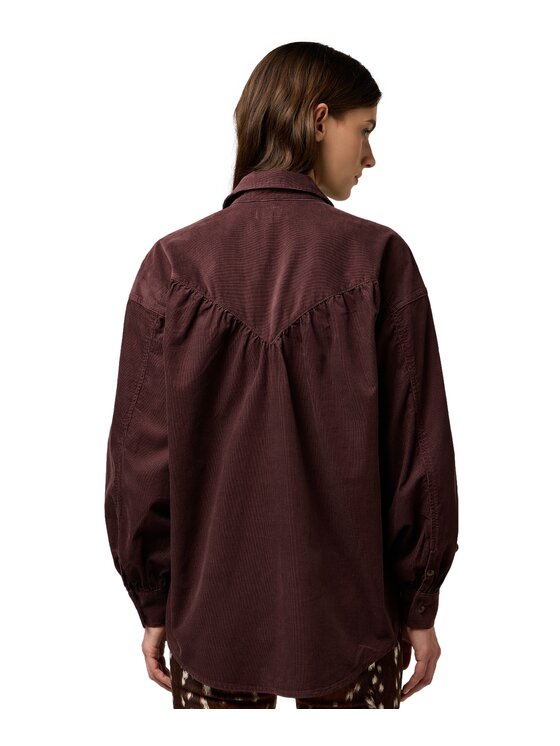 Wrangler Wrangler Koszula 112370790 Brązowy Relaxed Fit