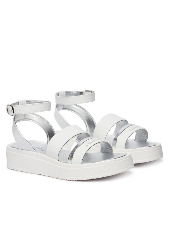 Calvin Klein Calvin Klein Sandale Velcro Sandal V4A2-83261-0326 D Alb