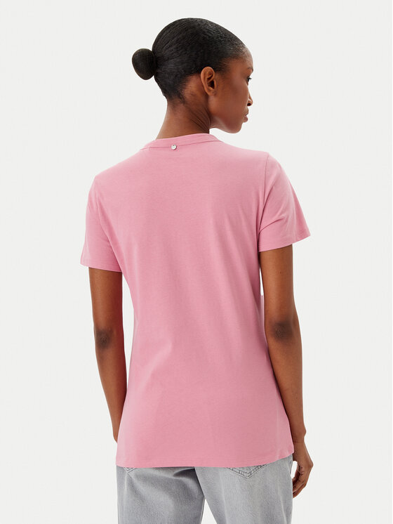 BOSS BOSS Póló C_Elogo_21 50540260 Rózsaszín Slim Fit