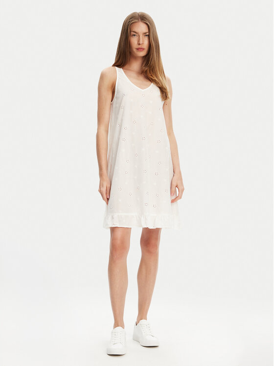 United Colors Of Benetton United Colors Of Benetton Нощница 4SHX3C008 Екрю Regular Fit