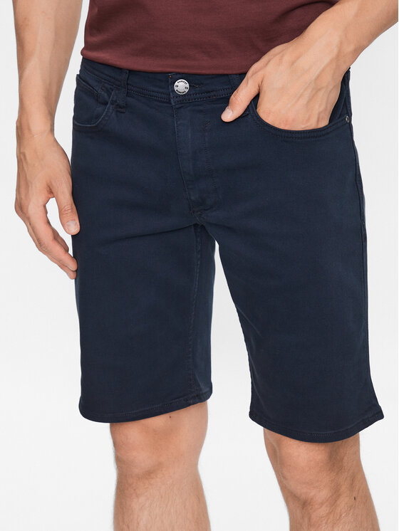 Blend Pantalon scurți din material 20713333 Bleumarin Regular Fit