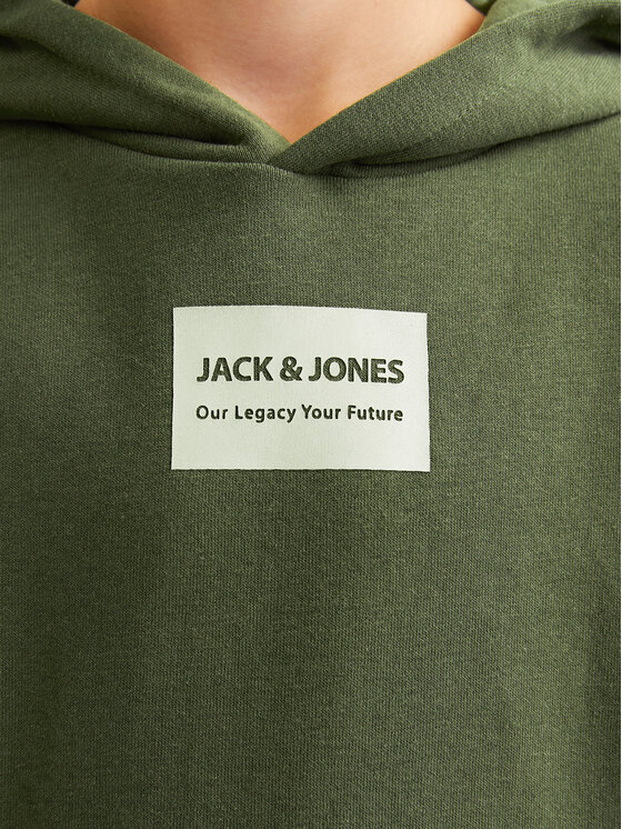 Jack&Jones Junior Jack&Jones Junior Majica dugih rukava Hakkai 12259809 Zelena Loose Fit