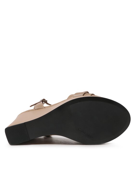 Calvin Klein Calvin Klein Sandales Wedge 70Hh W/Hw HW0HW01485 Bēšs