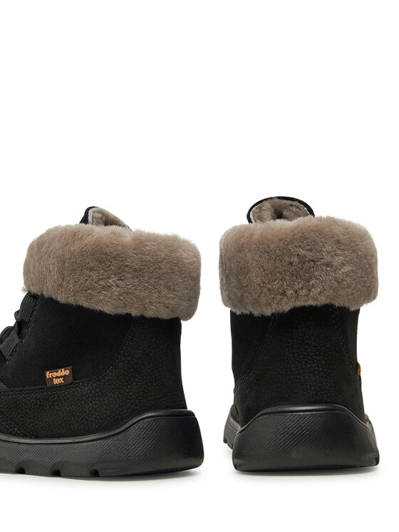 Froddo Froddo Gležnjače Zeru Tex Cosy Barefoot G3110258-5 S Crna