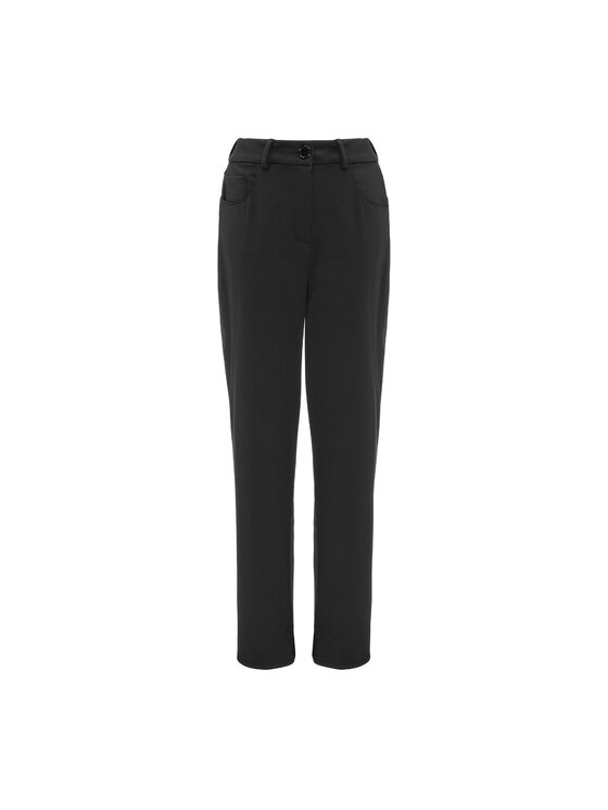 La Mania Spodnie materiałowe TOWN Szary Classic Fit Modivo.pl