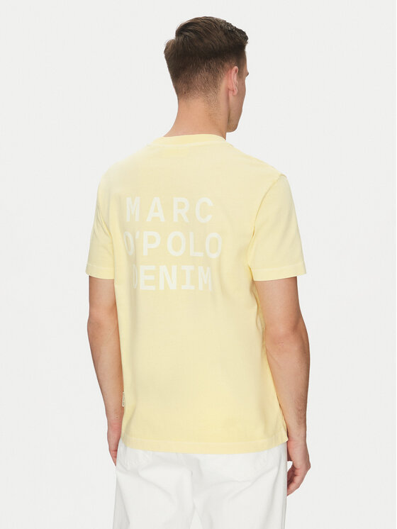 Marc O'Polo Denim Marc O'Polo Denim T-Shirt 500 0006 040 Żółty Relaxed Fit