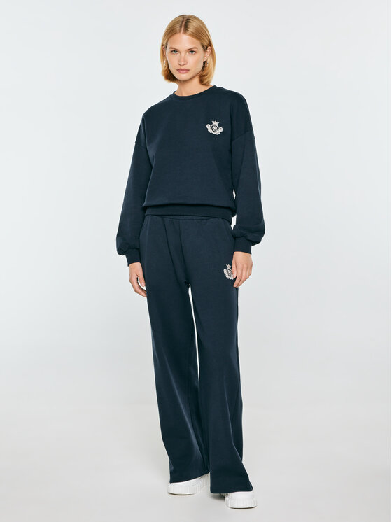 BIG STAR BIG STAR Bluza FOTYNA Granatowy Basic Fit