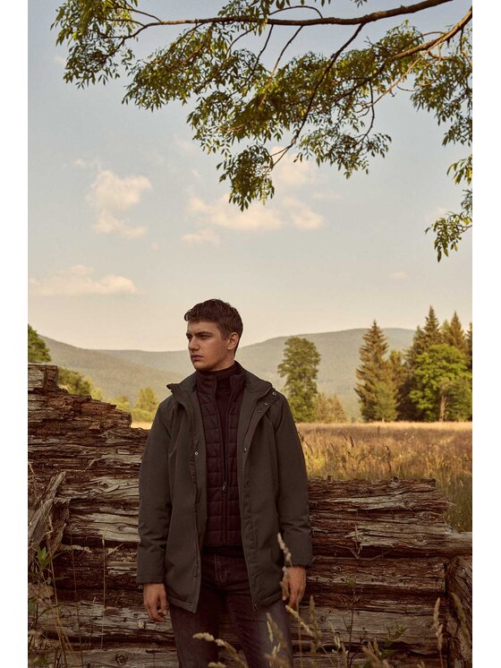 Lancerto Lancerto Parka Cedar Zielony Regular Fit