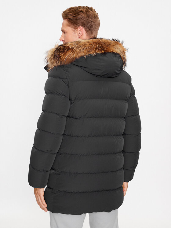 Hetregó Hetregó Giubbotto piumino Parker 8K436M 23WU07 Nero Regular Fit