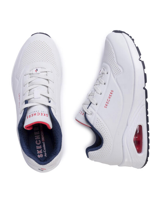Skechers Skechers Sportcipők Uno Stand On Air 73690/WNVR Fehér