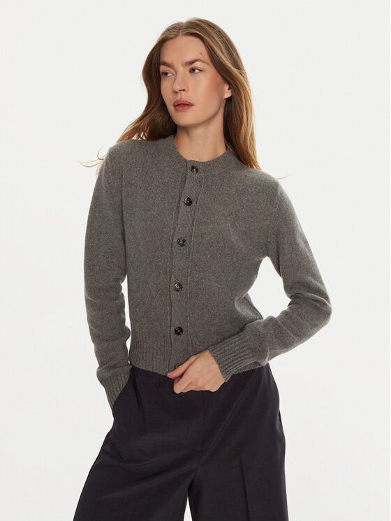 AMI PARIS Kardigán FKC157005 Sivá Regular Fit