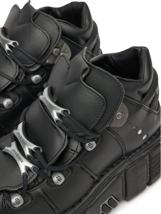 NEW ROCK NEW ROCK Laisvalaikio batai M-106-VS1 Juoda