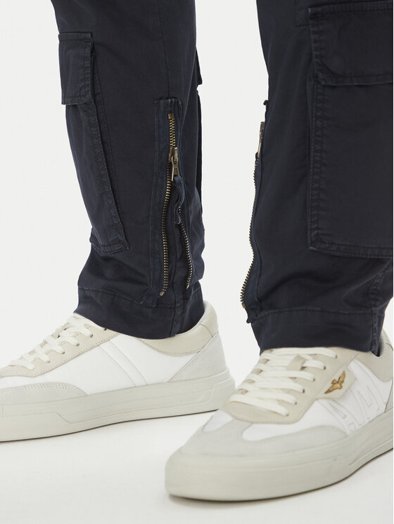 Aeronautica Militare Aeronautica Militare Stoffhose 251PA1387CT1493 Dunkelblau Regular Fit