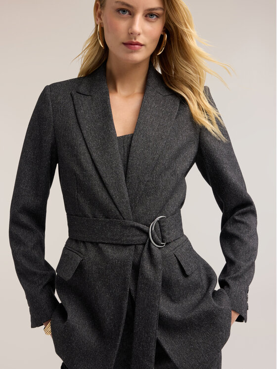 Motivi Motivi Marynarka Q127Q001168N0V3 Szary Regular Fit
