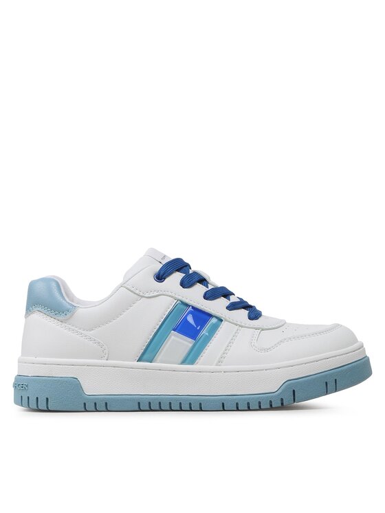 Tommy Hilfiger Tommy Hilfiger Αθλητικά Flag Low Cut Lace-Up Sneaker T3X9-32869-1355 S Λευκό