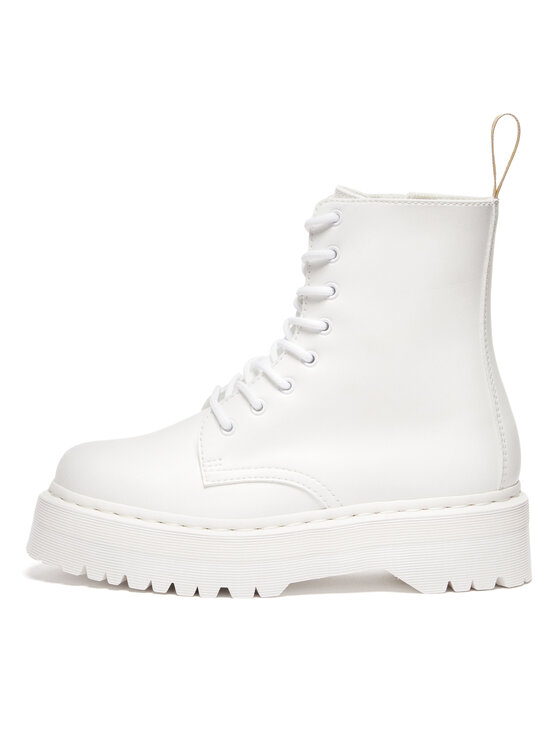 Dr. Martens Dr. Martens Αρβύλες Vegan Jadon II Mono Λευκό