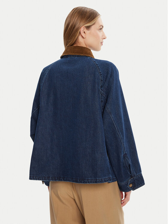 Polo Ralph Lauren Polo Ralph Lauren Kurtka jeansowa 211971233001 Niebieski Oversize