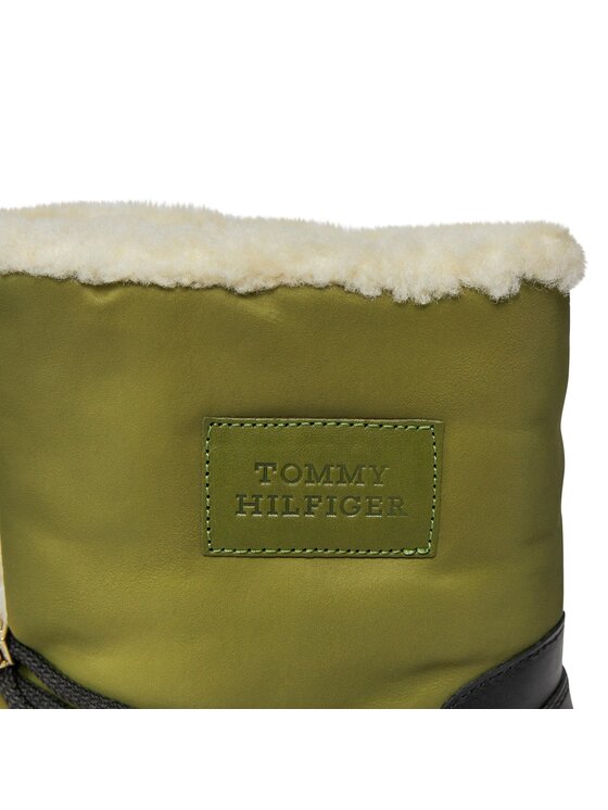 Tommy Hilfiger Tommy Hilfiger Μπότες Χιονιού Tommy Essential Snowboot FW0FW07504 Πράσινο