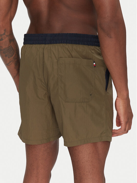 Tommy Hilfiger Tommy Hilfiger Kupaće gaće i hlače UM0UM03455 Kaki Regular Fit