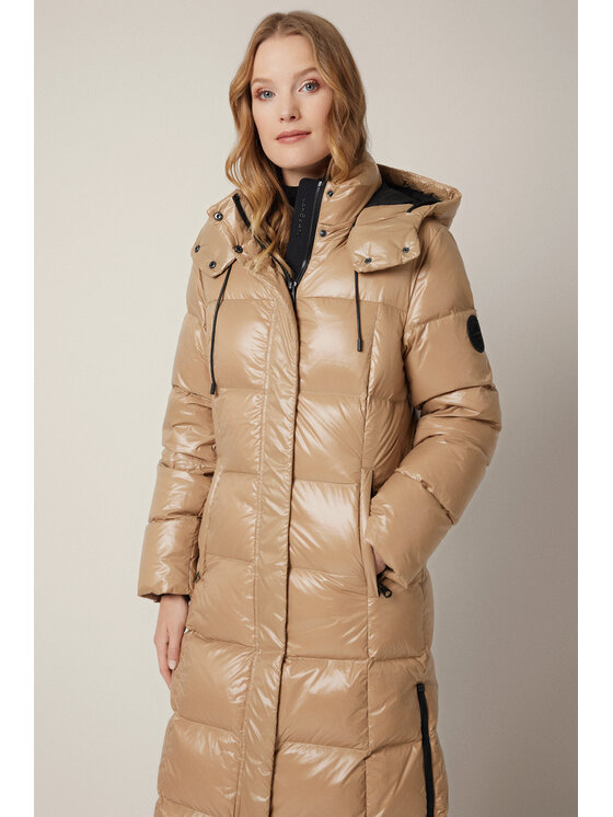 Lancerto Lancerto Kurtka puchowa Melby KU073225000032 Brązowy Regular Fit