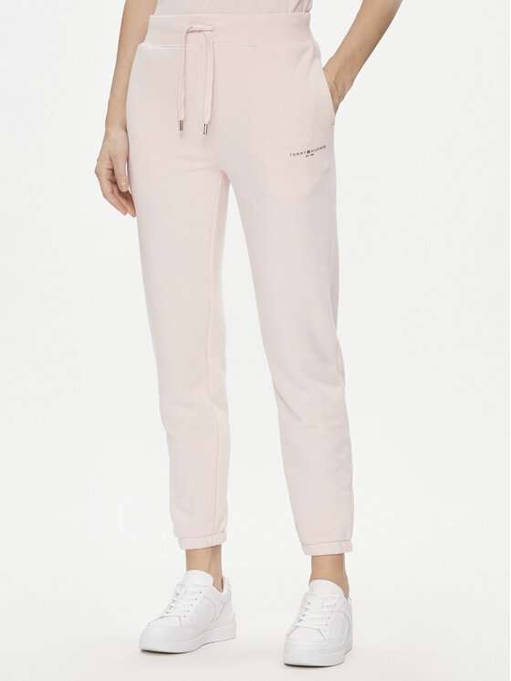 Tommy Hilfiger Teplákové nohavice 1985 WW0WW38690 Ružová Tapered Fit