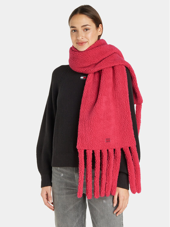 Tommy Jeans Tommy Jeans Šal Tjw Cosy Knit Fancy Scarf AW0AW15476 Roza