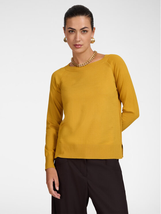 Elena Mirò Elena Mirò Maglione M022Z000782N018 Giallo Regular Fit