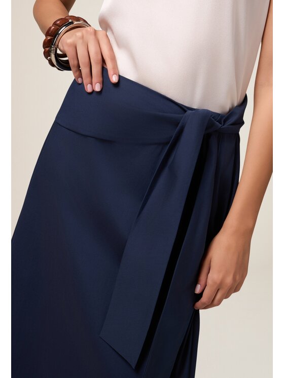 Oltre Oltre Gonna maxi 1165R001524N034 Blu A-Line Fit