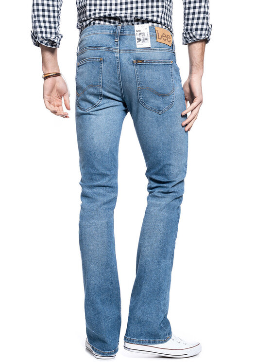 Lee Lee Jeansy TRENTON Niebieski Bootcut Fit