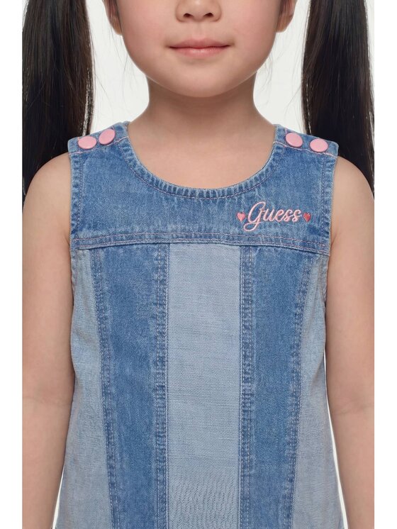 Guess Kids Guess Kids Každodenní šaty 182362 Modrá Classic Fit