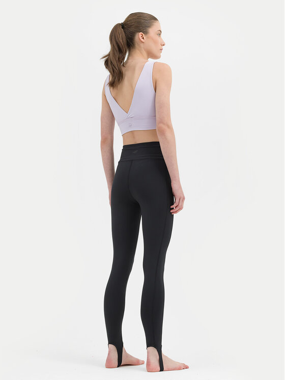 4F 4F Легінси 4FWSS24TFTIF235 Чорний Slim Fit