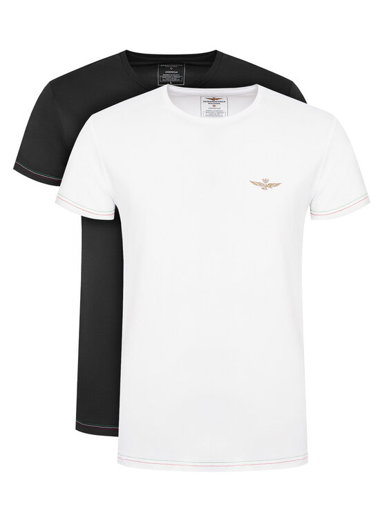 Aeronautica Militare Aeronautica Militare Set di t-shirt AM1UTI003B Multicolore Slim Fit