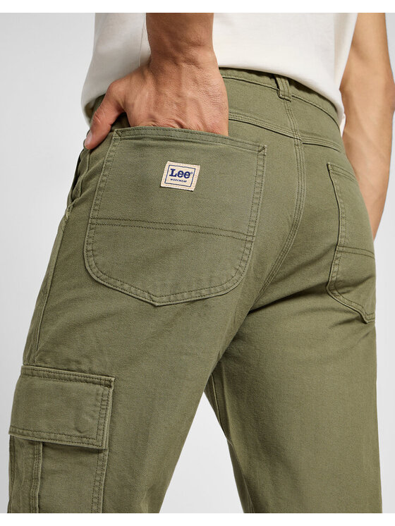 Lee Lee Pantaloni chino CARGO PANT Verde Loose Fit