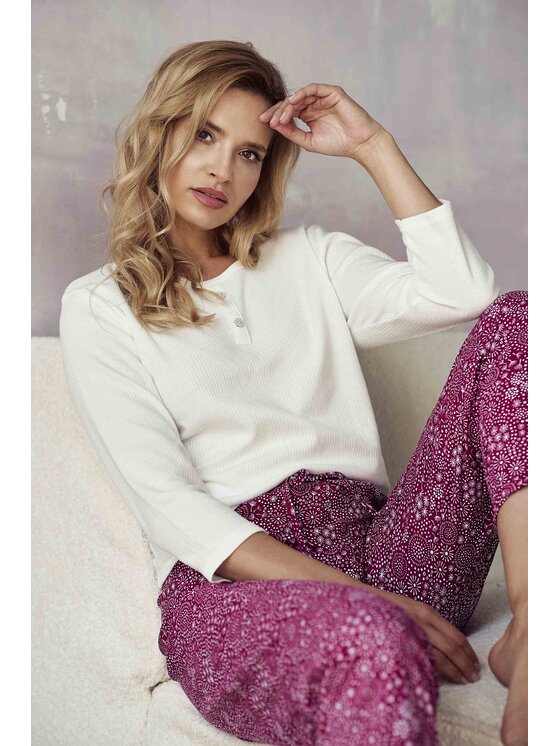 Taro Taro Piżama 2994-01 Biały Basic Fit