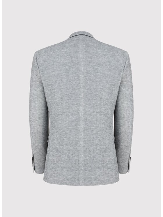 Pako Lorente Pako Lorente Marynarka P25WF-3X-004 Szary Slim Fit