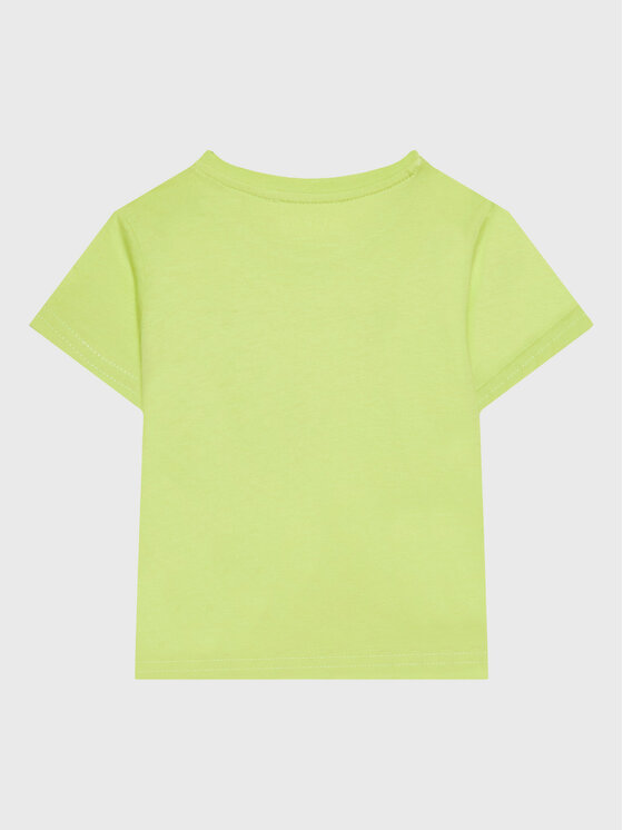 Guess Guess T-Shirt I3RI03 K8HM0 Zielony Regular Fit