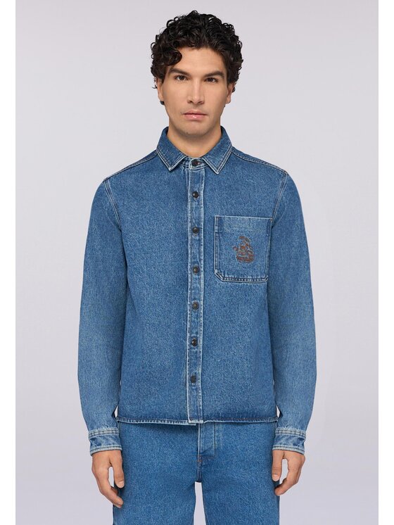 Trussardi Trussardi Camicia 54038000018N034 Celeste Regular Fit