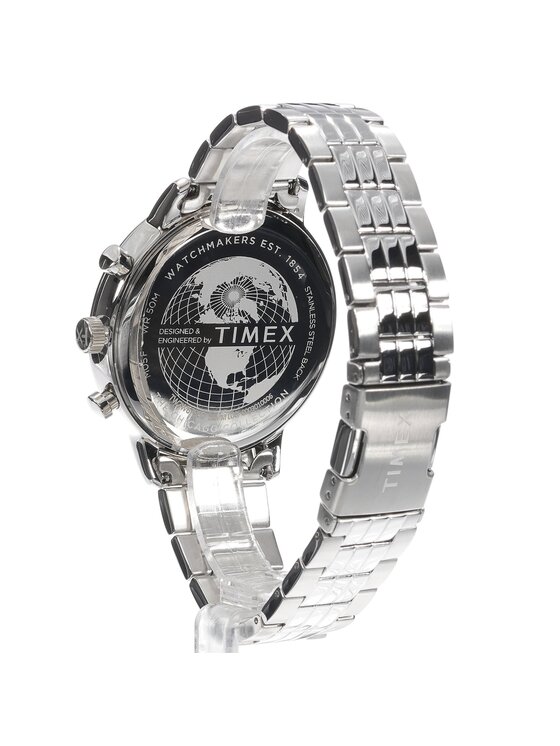 Timex Timex Zegarek TW2W67900 Srebrny