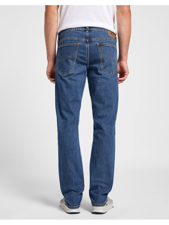 Lee Lee Jeansy DAREN ZIP FLY Niebieski Regular Fit