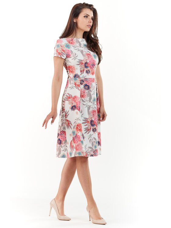 Infinite You Infinite You Sukienka codzienna M163 Kolorowy Basic Fit