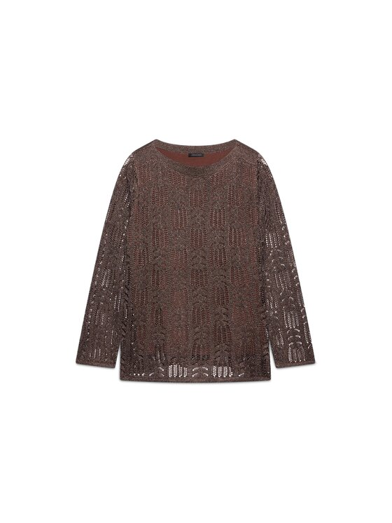 Fiorella Rubino Fiorella Rubino Sweter M496L008777N022 Brązowy Regular Fit