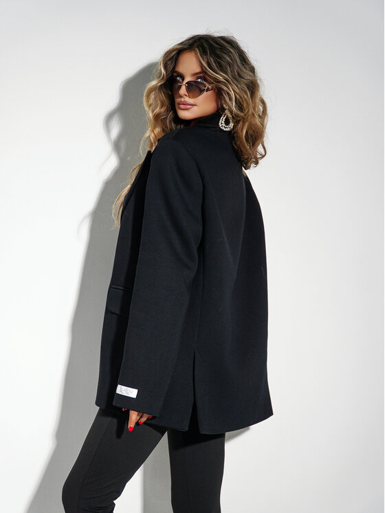 LilaLou LilaLou Marynarka Buki Czarny Oversize
