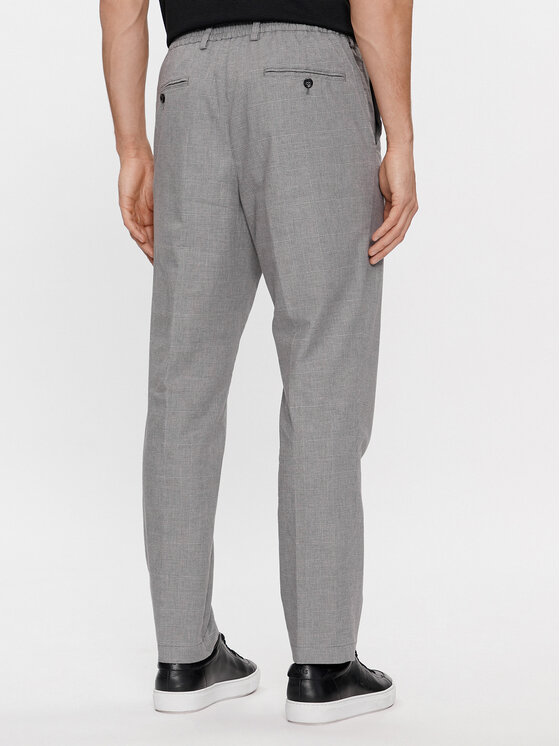 BOSS Boss Hlače iz tkanine Perin 50509579 Siva Slim Fit